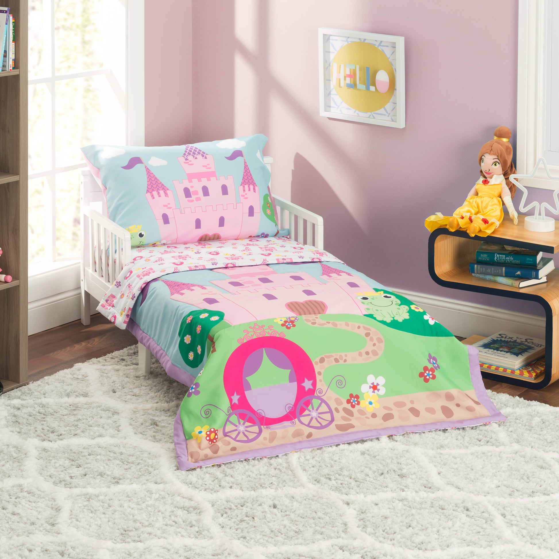 Princess Storyland 4-Piece Toddler Bedding Set – Everyday Kids
