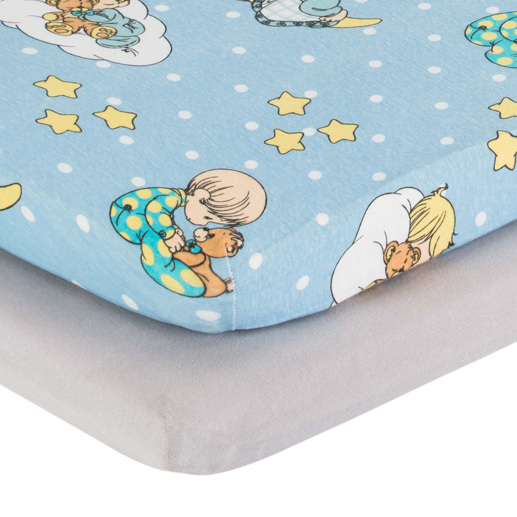 Everyday Kids 2 Pack Cradle Sheet Set - Precious Moments Girls