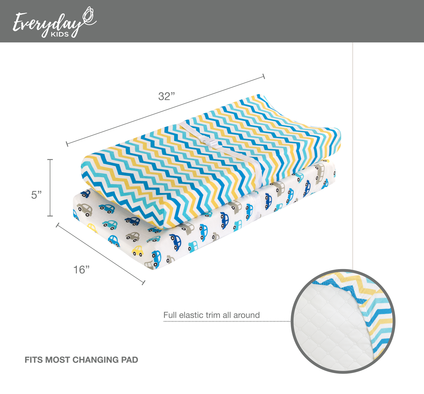 Changing Pad Cover, Cotton Changing Pad Cover