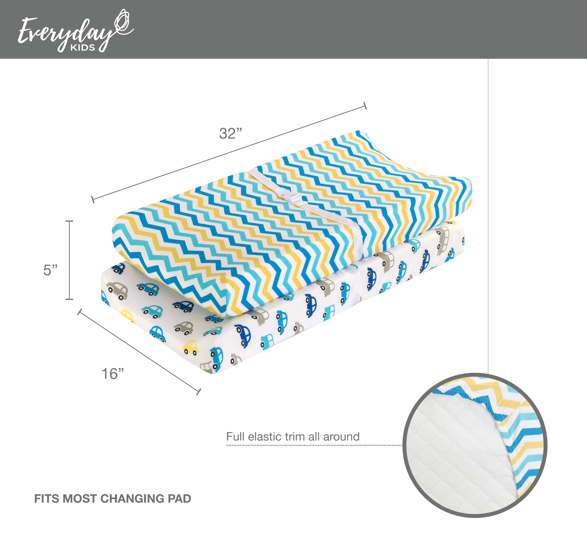 Changing Pad Cover, Cotton Changing Pad Cover