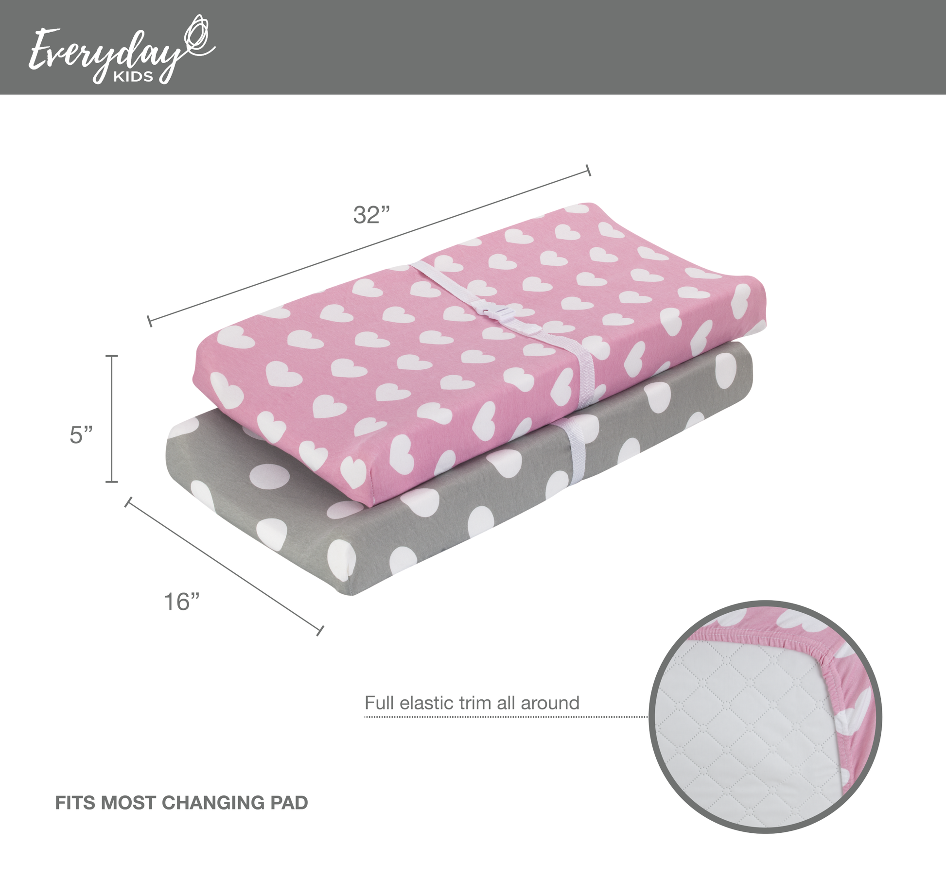 Changing Pad Cover, Cotton Changing Pad Cover